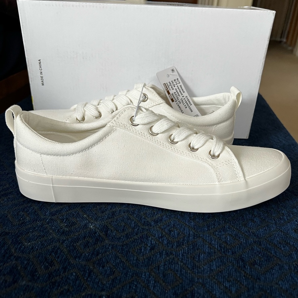 Esprit White Canvas Sneakers